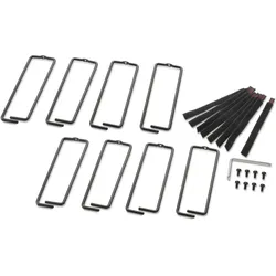 APC NetShelter SX 750mm Cable Ring Set, Serverschrank Zubehör, Schwarz