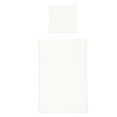 Bettwäsche IRISETTE "Easy-U 8726", weiß, B/L: 155cm x 200cm, 1 Stk., 1 Stk., Seersucker, B/L: 80cm x 80cm, 2 Stk., Seersucker, Obermaterial: 100% Baumwolle, Bettwäsche, Bettwäsche