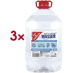 Gut & Günstig Destilliertes Wasser 3x 5 Liter