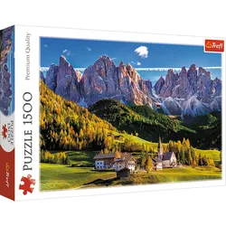 Puzzle - 1500 - Val di Funes, Dolomiten, Italien Trefl 26163