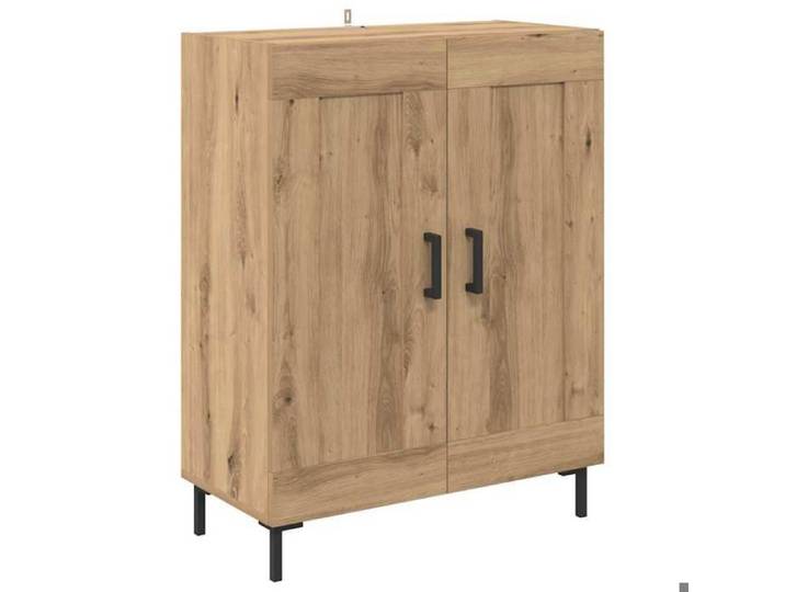 Moderne Armoire rangement Haut Armoire 2 pcs - Grande capacité - Chêne artisanal - bois d'ingénierie LL7526