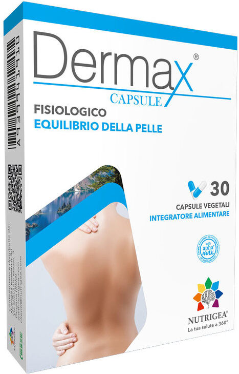 NUTRIGEA Srl Dermax - Azione Antinfiammatoria 30 Capsule - Integratore Naturale per il Benessere Generale