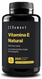 Zenement Natural Vitamina E 400 iu 200 Pérolas