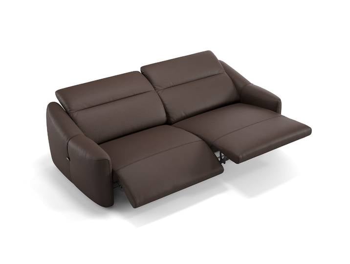 Designer Relaxsofa SAMOA 3-Sitzer Ledersofa