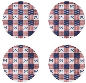 Avanti Linens Avanti Celebration Set of 4 Round Placemats