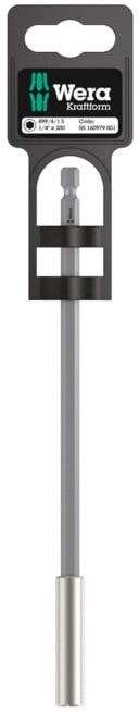 Porte-embouts 899/4/1 S 1/4 po. E 6,3 1/4 po. 1/4 po. C 6,3 aimant, circlip L. 2 ; Wera (05160979001)