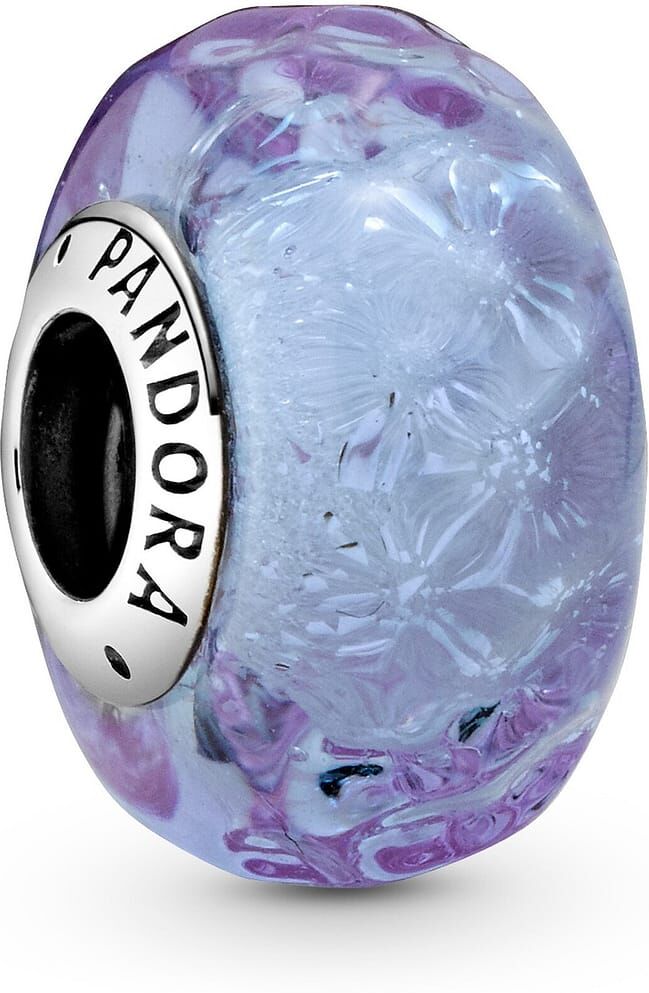 Charm Pandora Murano Vagues Lavande Femme