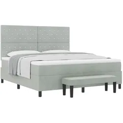 vidaXL, Boxspringbett, Boxspringbett (180 x 200 cm)