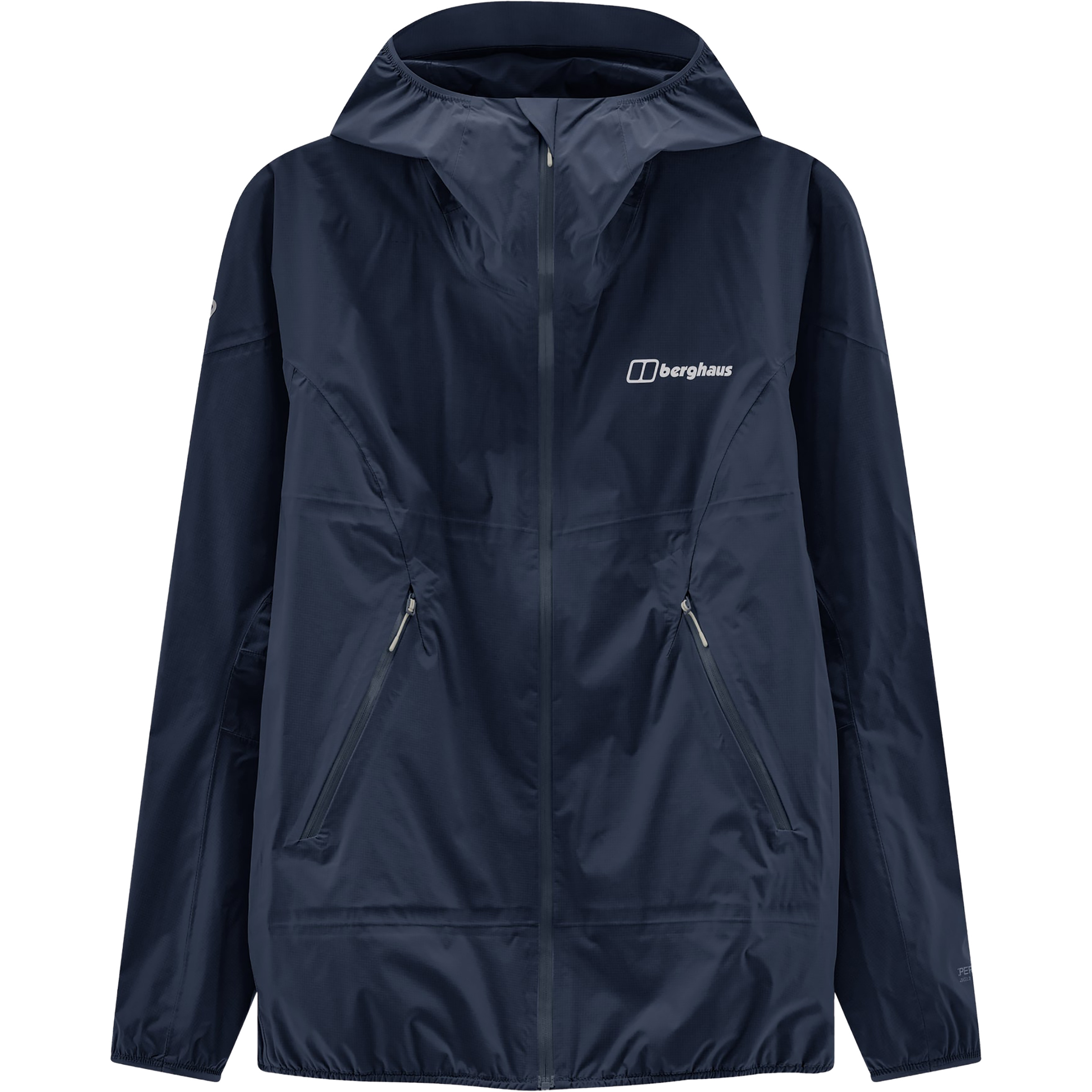 Berghaus Rain Motion Damen Regenjacke blau Größe S Camping Winddicht Wasserabweisend
