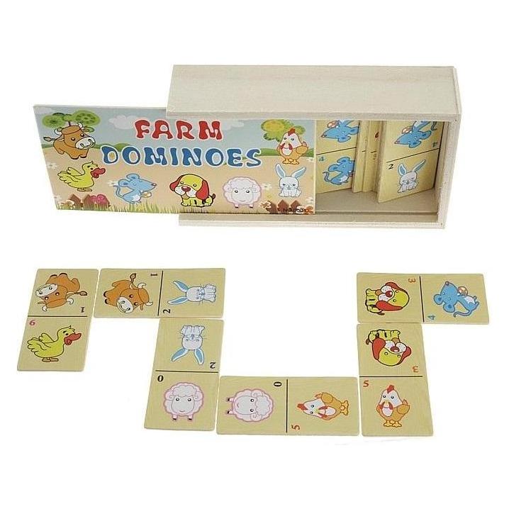 Adar Bild Domino-Wildtiere aus Holz (47594140)