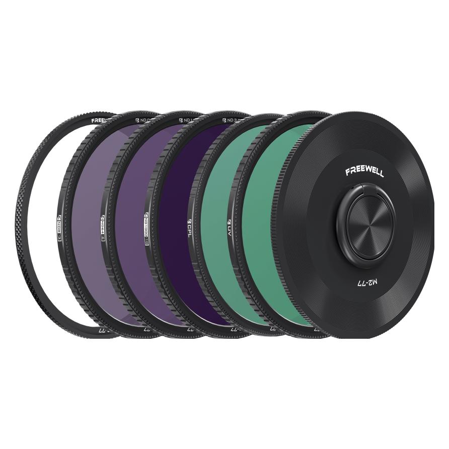 Freewell M2 Series Quick Swap (77 mm, ND- / Graufilter, UV-Filter) (FW-77M2-5PACK)