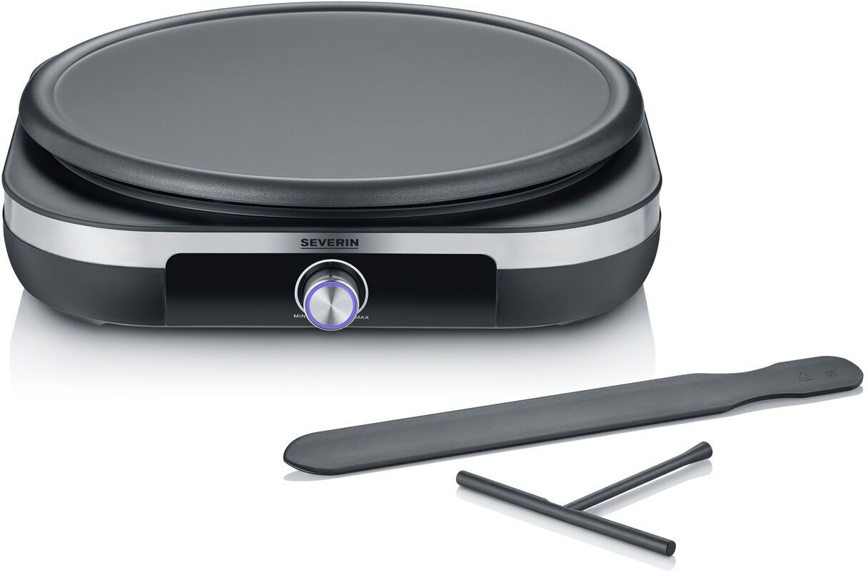 Severin CM 2199 Crepe Maker   schwarz/silber - Refurbished