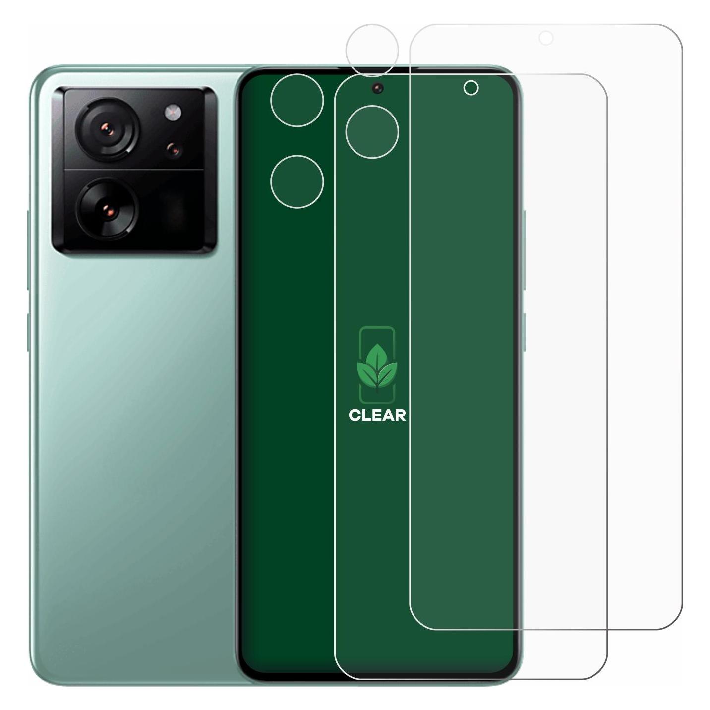 ScreenLeaf Schutzfolie für Xiaomi 13T Pro (Display+Kamera) Displayschutz Display Schutz Folie Klar Transparent (Xiaomi 13T Pro) (6151183)