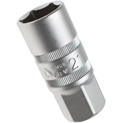 BGS 2463 Zündkerzen Einsatz Sechskant SW 21mm mit Magnet Antrieb 12,5mm (1/2")