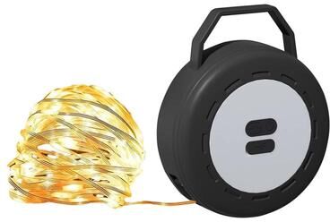 Everyday Crate LumaTrail LED Camping String Lights Rechargeable Tent Lantern black