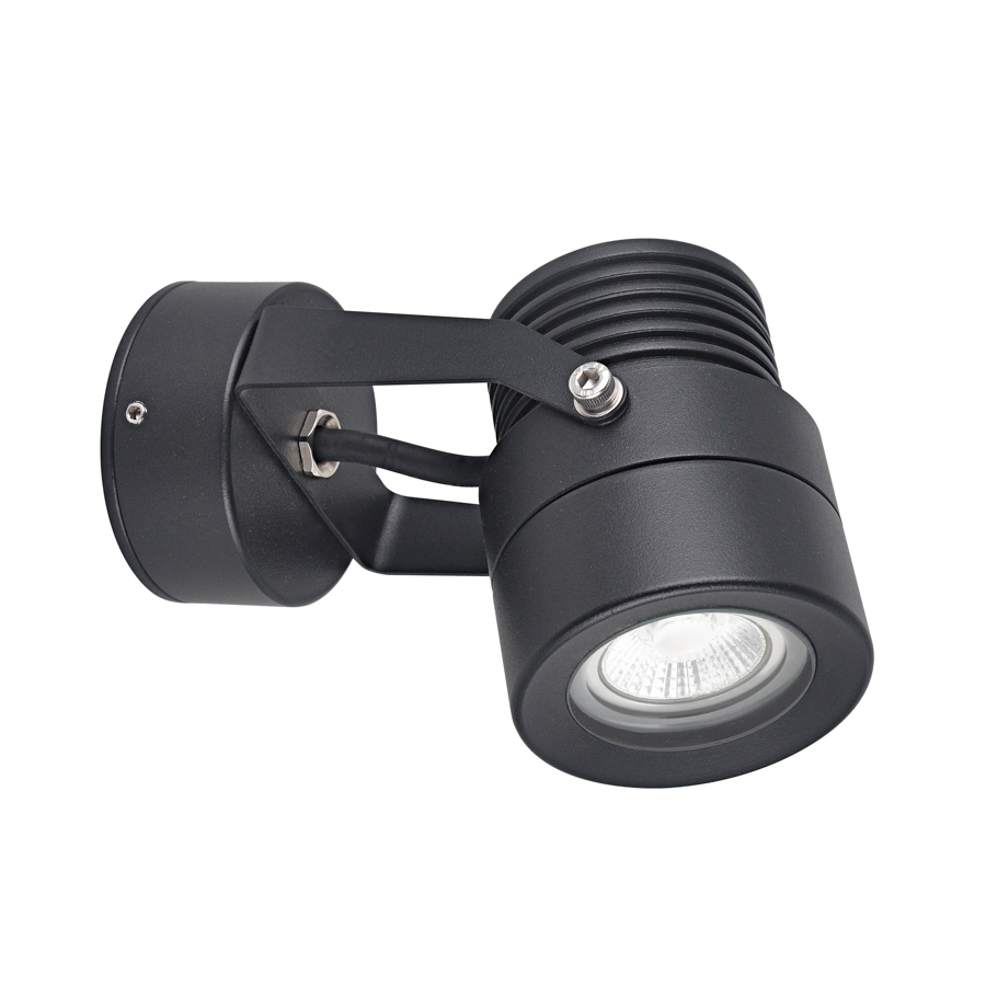 LCD LED-Wandstrahler GU10 Schwarz 5119 4260277682804