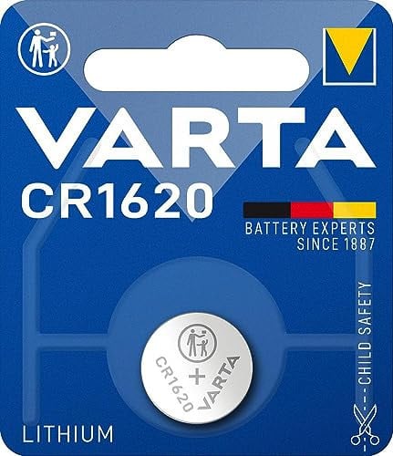 Varta CR 1620 Lithium knoopcel, zilver