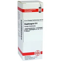 Staphisagria D 6 Dilution 20 ml