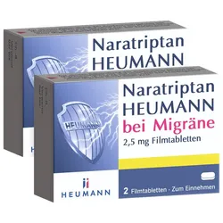 Naratriptan HEUMANN Doppelpack 2X2 St