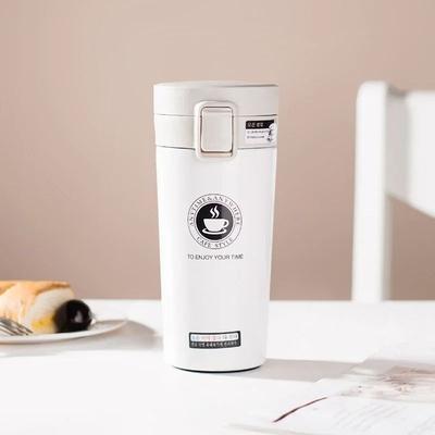 Modern Mode Marketplace Premium Thermal Mug, Double Wall 304 Stainless Steel Coffee Cup, Vacuum Flask Thermos Water Bottle white