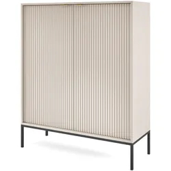 HIGHBOARD STELLARE 104/125/39cm 2 Türen Kaschmir