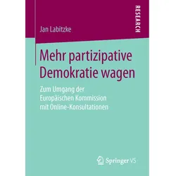 Mehr partizipative Demokratie wagen, Fachbücher von Jan Labitzke