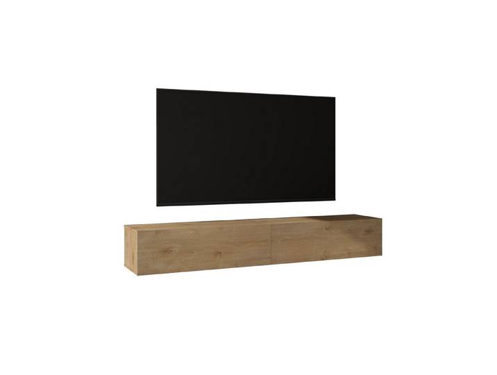 doporro TV-Board TV-schrank Fernsehschrank Low-Board TV-Tisch Wand-hängend F02