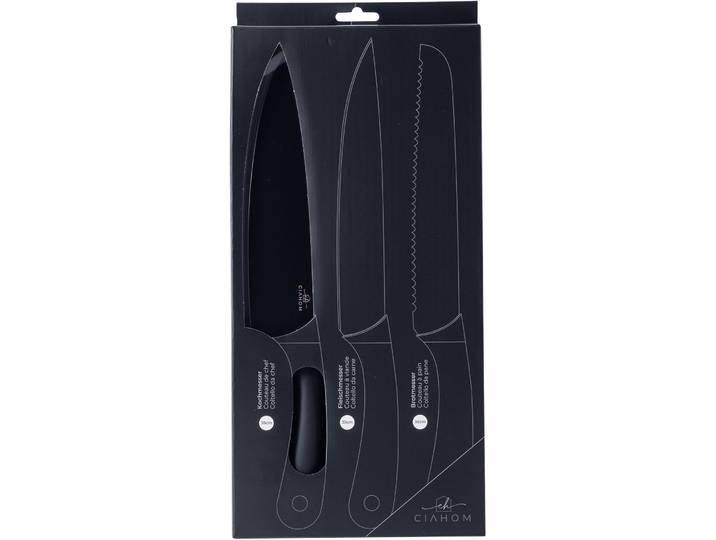 Messer-Set Everyday schwarz Edelstahl/Silikon - Messer-Set