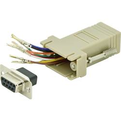 Digitus DIGITUS - RS 232 Adapter D-SUB Adapter D-SUB-Buchse 9pol. - RJ45-Buchse 1 St. Piece AK-610516-000-I