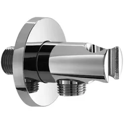 Herzbach Living Spa Brauseanschlussbogen 11.685200.1.01 mit starrem Halter, chrom