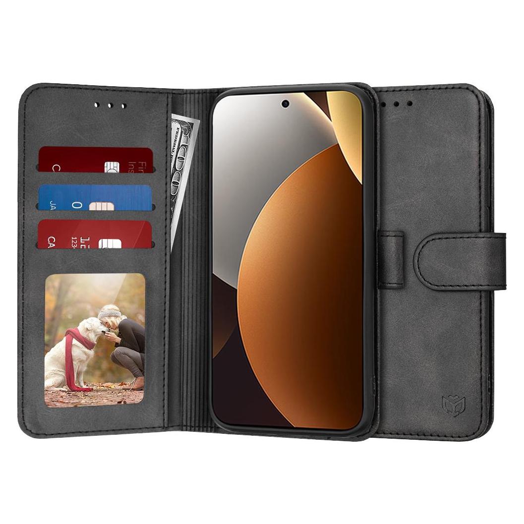 Techsuit - Diary Book - Xiaomi Redmi Note 15 Pro 5G - Black (Xiaomi Redmi Note 15 5G) (65995224)
