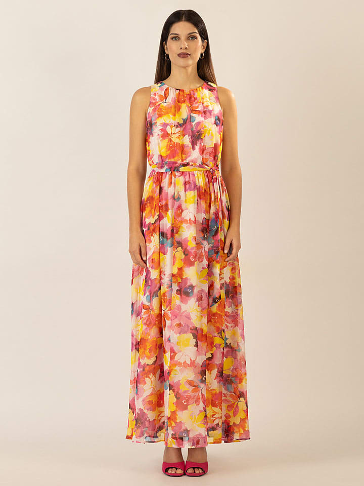 APART Kleid in Pink/ Bunt - 38