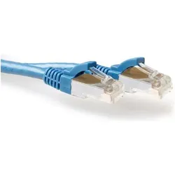 ACT Blue 15 meter LSZH SFTP CAT6A patch cable snagless with RJ45 connectors (S/FTP, CAT6a, 15 m), Netzwerkkabel