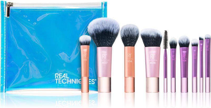 Real Techniques Travel Fantasy kit de mini pinceaux avec étui