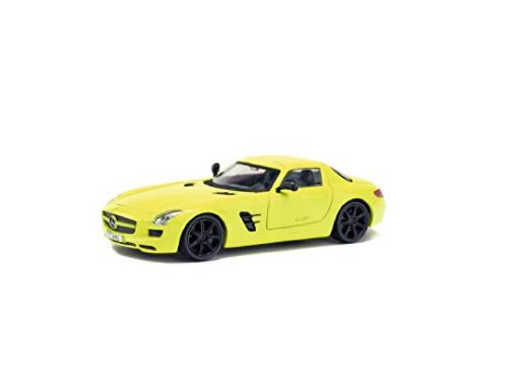 Solido Mercedes Benz SLS, 2010, modelauto, schaal 1:43, geel