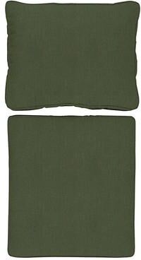Replacement Seat and Back Cushion Set with Zipper - 25x47.5 - Fast Dry, Canvas Fern Sunbrella - Ballard Designs