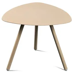 Beistelltisch Mira 1 Metall Cremeweiß