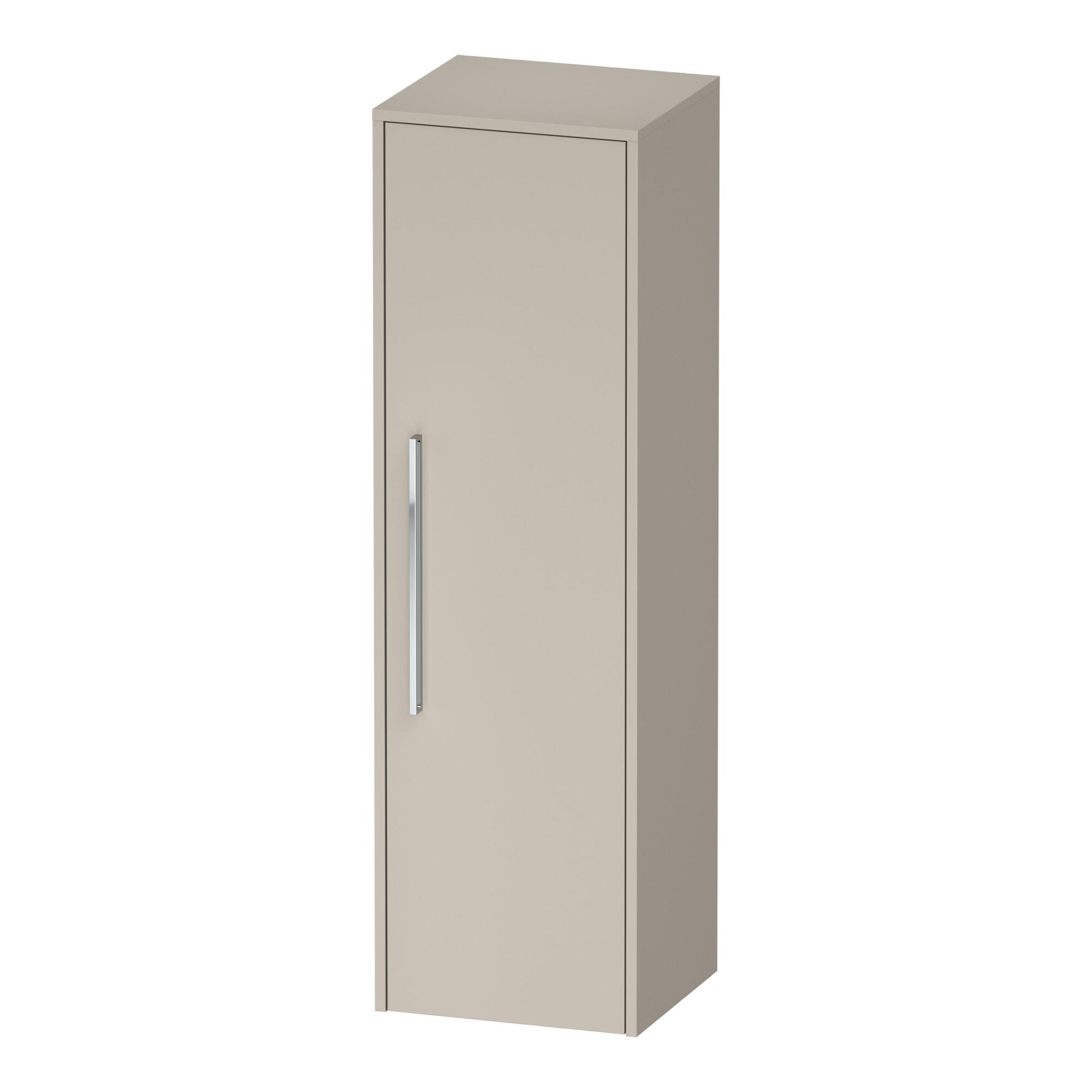Duravit Halbhochschrank D-Code 40x132x36cm, 2 Böd., Gr. chr, re, Tau ma (DC1338R10910000)