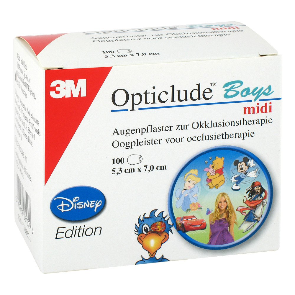 Solventum Germany GmbH Opticlude 3m Disney Pfl.boys midi 2538mdpb-100 07588321