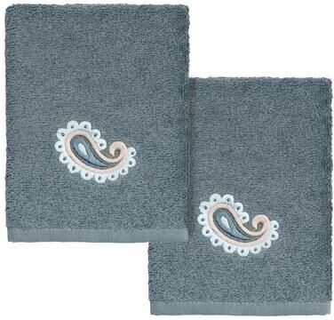 Authentic Hotel and Spa Turkish Cotton Mackenzie 2PC Washcloth Set