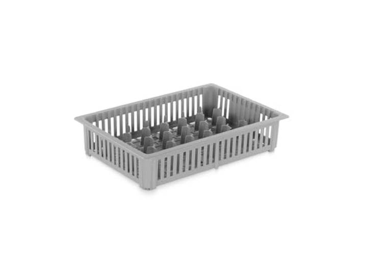 DIE BOX FABRIK Schnapsglaskorb 390x260x75mm für 33 Schnapsgläser Spühlkorb Schnapsglas Transport und Aufbewahrung Glaskiste aus Kunststoff Gastrobehälter (6)