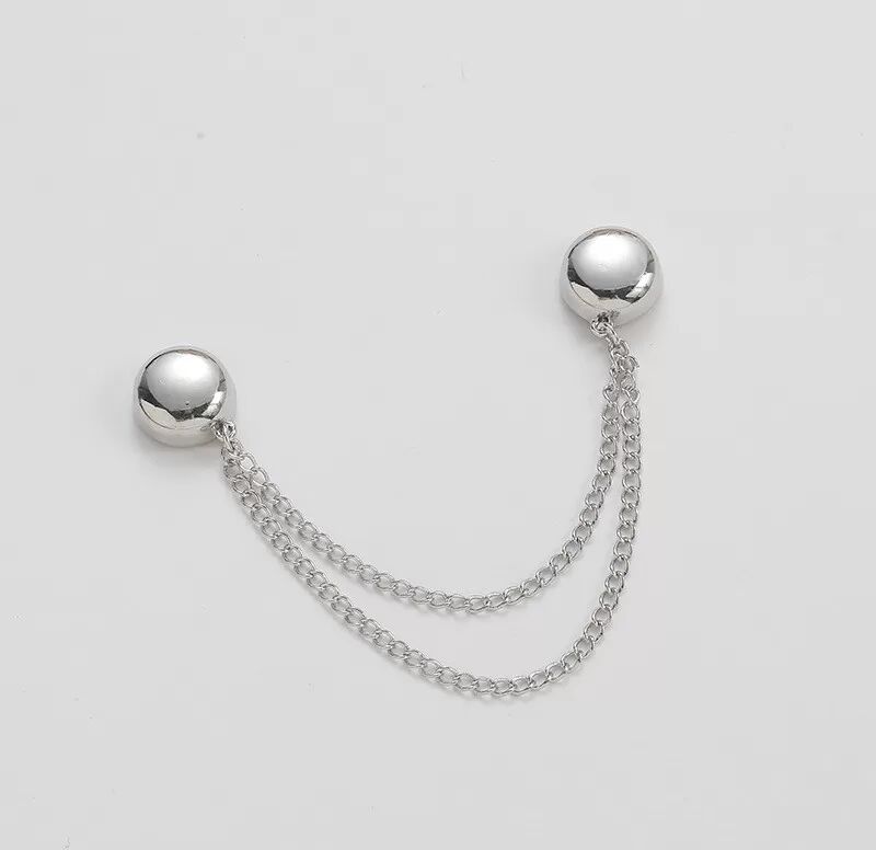 INF Boucle de raccourcissement de chemise, boucle de taille réglable en métal Argent