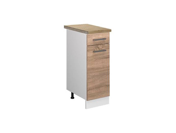 Meuble cuisine R-Line 30cm PT Chêne Sonoma/Blanc Vicco 45660