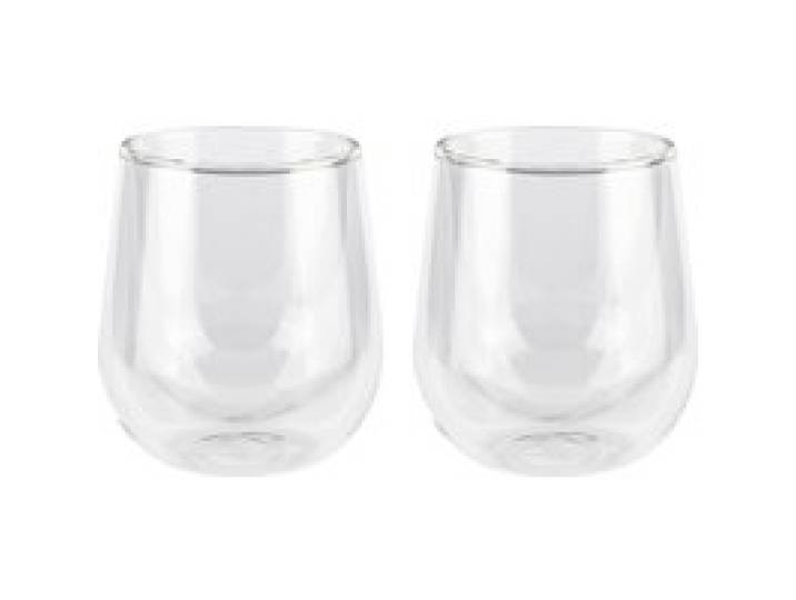 ERNESTO® Lot de 2 verres à double paroi (vin)