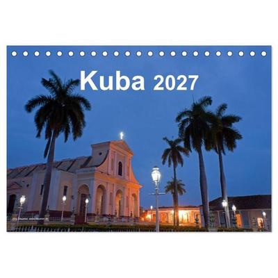 Kuba 2027 (Tischkalender 2027 DIN A5 quer), CALVENDO Monatskalender