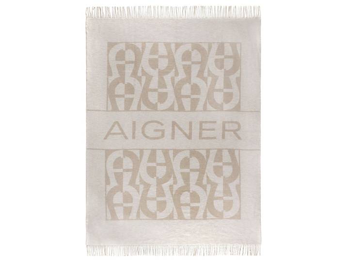 Plaid Modular, Offwhite 140x195 cm Stoeckel & Grimmler / Farbe: Offwhite