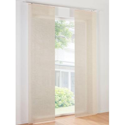 Schiebegardine HEINE HOME Gr. 3, beige (sand), B:57cm H:225cm, Polyester, Gardinen