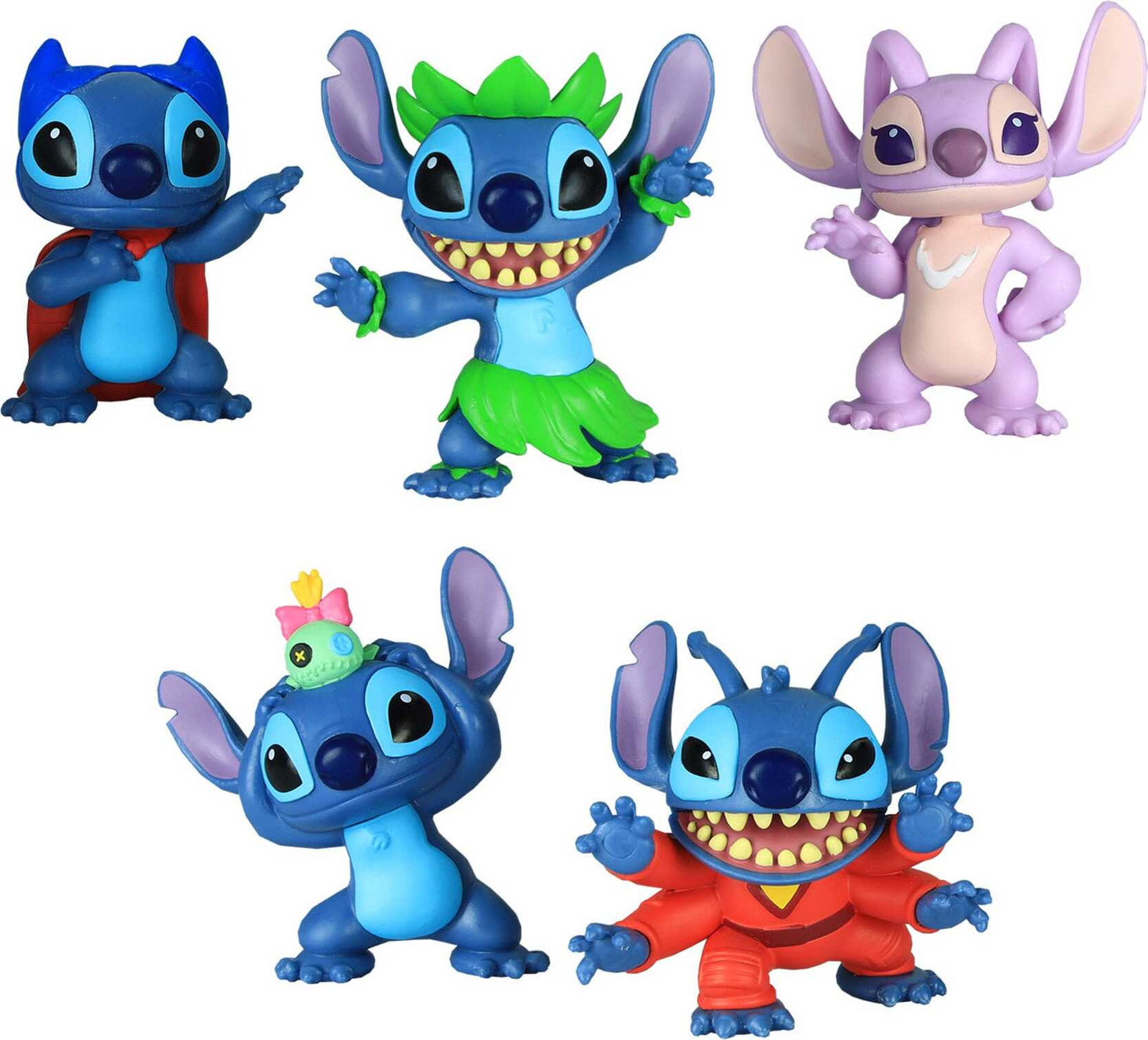 Just Play Ltd. Disney Stitch verzamelbox met 5 figuurtjes