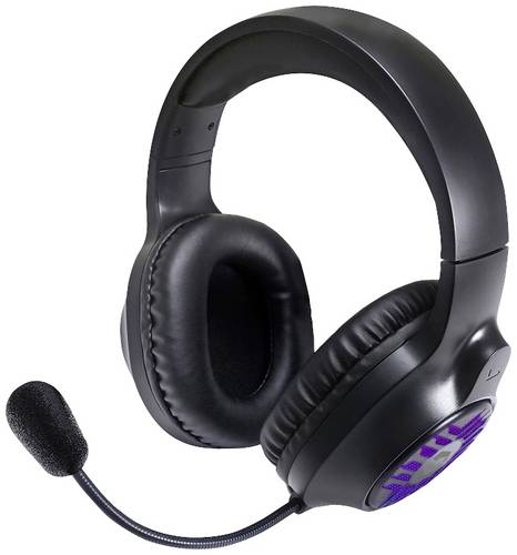 SpeedLink TYRON Over Ear Headset kabelgebunden Stereo Schwarz, RGB Headset, Lautstärkeregelung, Mikrofon-Stummschaltung Gaming