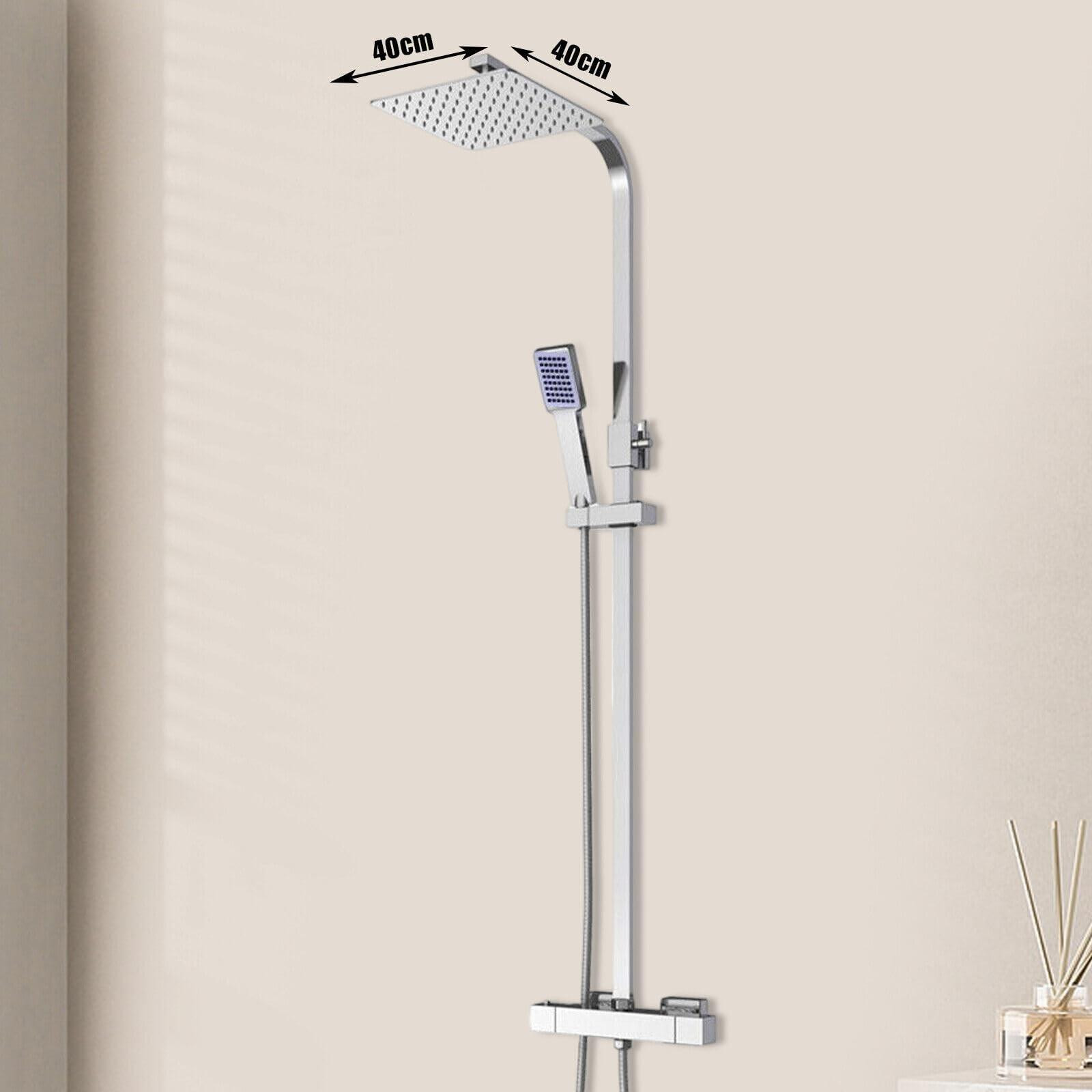 Merkloze Thermostatische Doucheset met Regendouche en Handdouche